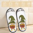 thumbnail image 2 of Fotbe Hello Autumn Pantuflas Peludas para Mujer con Estampado, Zapatillas de Peluche, Zapatos de Invierno para Casa, Uso Interior y Exterior-Medium, 2 of 8