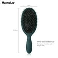 thumbnail image 5 of IMY-1pc, Paddle Air Bag Professional Massage Detangling Hair Brush,Green,Silver Steel Needle Comb Teeth, 5 of 5
