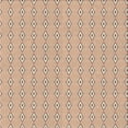thumbnail image 1 of Ahgly Company Indoor Square Patterned Rust Pink Novelty Area Rugs, 6' Square, 1 of 6