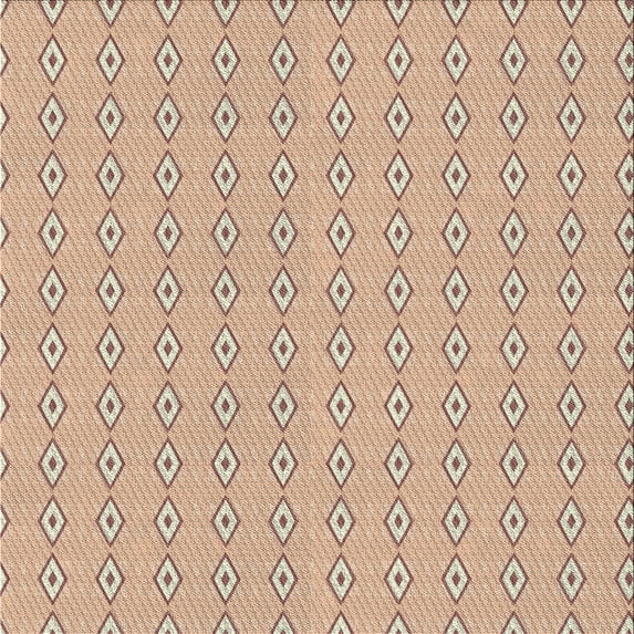 Ahgly Company Machine Washable Indoor Square Transitional Rust Pink Area Rugs, 7' Square