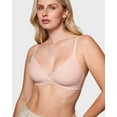 thumbnail image 4 of Women's Inbarely Triangle Bralette Comfortable Unlined Wireless Bra Top, 4 of 7