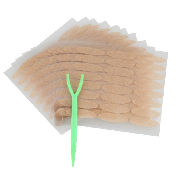 480 Pares de Color , Adhesiv Párpados Dobles, Cinta Adhesiva de Maquilje Invisible, Pasta para Párpados, Herramienta de Maquilje-M Zulema Cinta párpado doble