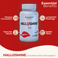 thumbnail image 3 of Hallosmine 300 mg - Diosmin Circulation Support - Supplement Diosmin 120 Capsules - Non-GMO Vegan & Gluten Free HALLUSA NATURAL, 3 of 10