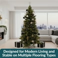 thumbnail image 5 of Sunnydaze Unlit Slim and Stately Artificial Christmas Tree 7 ft, Green, 5 of 13