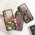 thumbnail image 2 of For Samsung S24 S22 Ultra Case Cover Samsung Galaxy S23 Ultra S 22 S21 S20 FE S10 Note 20 10 Plus S8 Lavender Flowers Clear Case, 2 of 5