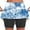 2_Blue, variant on Tmtolofot Skirt Sets for Women basic casual ladies shorts for women Biker Petal Print comfy knickers workout going out clothing skorts