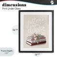 thumbnail image 4 of Stupell Industries French Country One More Chapter on Beige Black Framed Print Under Glass, 13 x 16, by House Fenway, 4 of 8