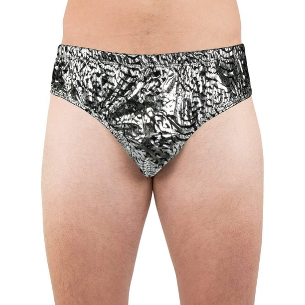 Intimo Mens Tiger Animal Print Bikini Brief Underwear 