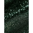 thumbnail image 7 of Boiiwant Women Sequined Crop Top Sleeveless Low Cut V-Neck Shiny  Backless Slim Fit Sling Tank Party Club Vest, 7 of 7