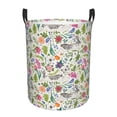 thumbnail image 1 of Fotbe Rabbit And Butterfly Cesto de Ropa con Asas, Cesto Impermeable de Gran Capacidad, Bolsa de Lavado para Dormitorio, Cesto de Ropa con Ruedas y Asas-Medium, 1 of 6