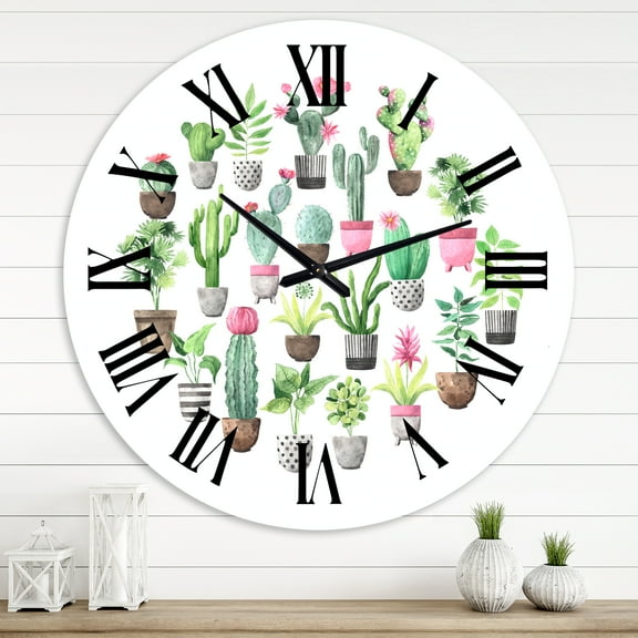 Designart 1 in Quartz Traditional Wall Clock