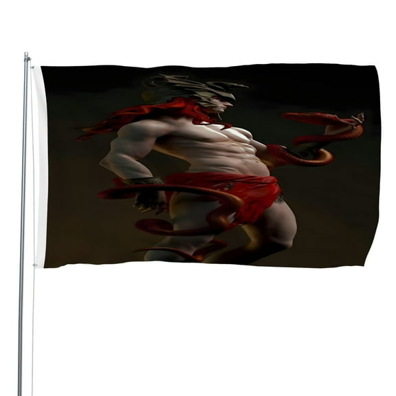 Elden Ring Pattern Flag Decoration