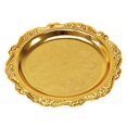 thumbnail image 1 of Bandeja para candelabro, bandeja para exhibición de joyas, plato de vela de granja, bandeja de servicio de Metal para Hotel, vacaciones, apartamento, 15cm Oro, 1 of 8