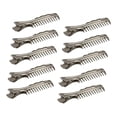 thumbnail image 5 of 10x Alligator Clips Blank Duckbill Clamp Styling Tools, 5 of 7