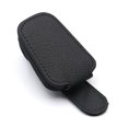 thumbnail image 2 of Scienceny Soporte para gafas de coche, Clip de cuero PU, gafas de sol para coche, almacenamiento de tarjetas, abrazadera, colgador, funda de Automoción decorativa y accesorios Negro, 2 of 6