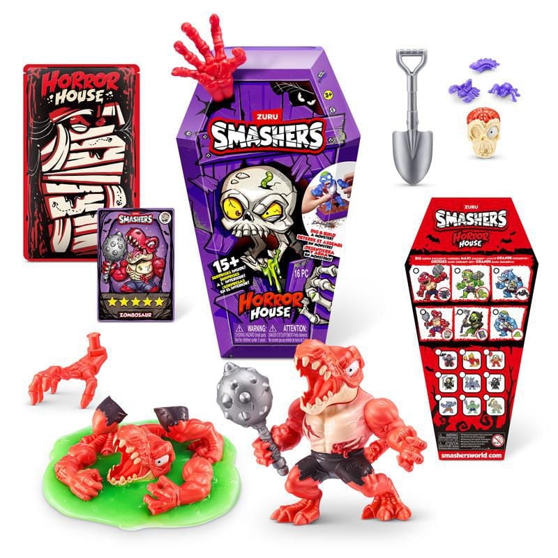 Smashers Horror House by ZURU, Interactive Toy, Collectable Toy for Kids and Teens
