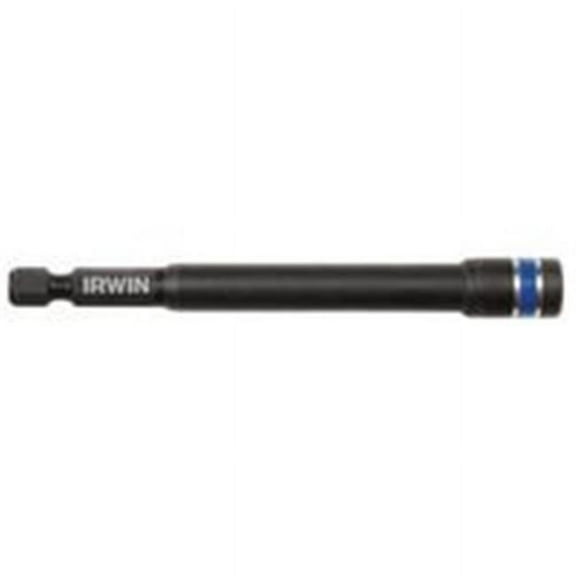Irwin 1837566 Magnetic Impact Nutsetter, 3/8 in, 1/4 in, Tool Steel, Black Oxide