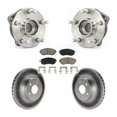 thumbnail image 1 of Transit Auto Front Hub Bearing Assembly Coated Disc Brake Rotors and Ceramic Pads Kit for Car Subaru Impreza KBB-121288, 1 of 11
