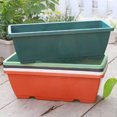 thumbnail image 3 of YAOMOBB Desktop Flowerpots Vegetable Growing Box Flowerpot with Drainage Holes Thickened Edge Strong Load Bearing Indoor Rectangular Vegetable Herb Planter, 3 of 7