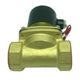 thumbnail image 1 of Válvula solenoide eléctrica de 24 V CC / CA de 1,5 pulgadas para aire, agua / válvula de latón de repuesto tuberías en aplicaciones DC24V shamjiam Válvula solenoide, 1 of 3