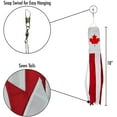 thumbnail image 2 of In the Breeze 5044 — Canada 18-inch Windsock — Canadian Flag Windsock — Colorful Hanging Windsock Décor, 2 of 7