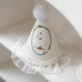 thumbnail image 6 of Wiywef Lace Princess Style Birthday Hat Non-Woven Fabric Conical Hat for Party Photo Props, 6 of 7