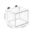 thumbnail image 2 of Aquarium Fish Tank Guppy Breeding Breeder Fish Baby Gauze Fish trap Trap Box Isolator, 2 of 7