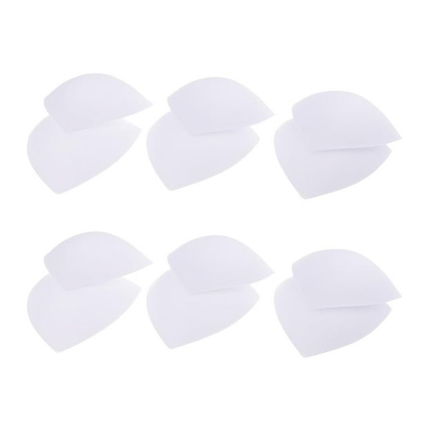 6Pairs Bra Pad Insert Push-Up Breast Pad Chest Enhancer for Sports