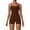 A3-Brown, variant on 2 Pieces Workout Sets for Women Cross Back Tank Top Matching High Waist Booty Lifting Biker Shorts Gym Yoga Pilates Light Blue S