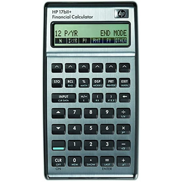 HP 17BII+ Financial Calculator - Powerful Business / Financial Features, Statistical / Mathematical Features, Time and Date Management, and Customizing Features