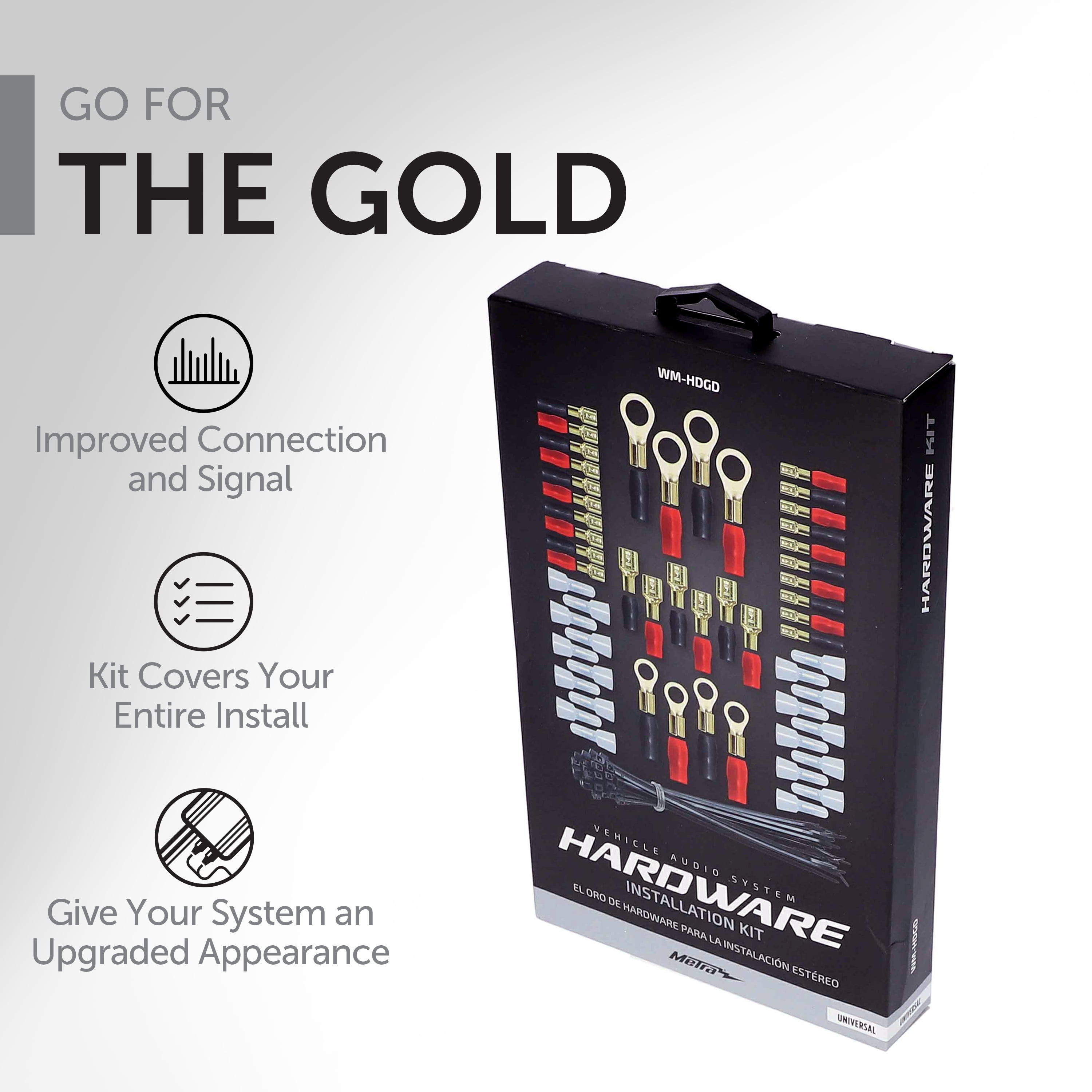 Metra WM-Hdgd Gold Stereo terminal Hardware Kit