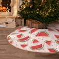thumbnail image 5 of Sikiie Watermelon Nativity Christmas Tree Skirt, Jesus Christian Winter Holiday Tree Mat Decoration(30-48IN)36", 5 of 6