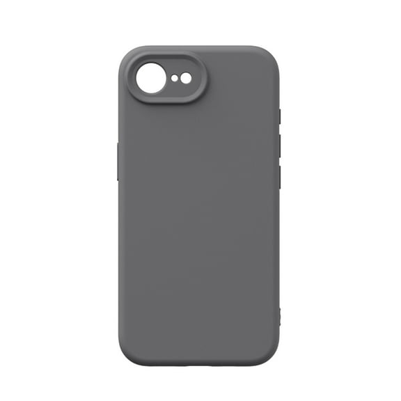 Liquid Silicone Case for iPhone 16e, Premium Rubber Gel Silicone Case, Anti-Scratch Soft Microfiber Lining Case Flexible Bumper Cover for iPhone 16e, Gray