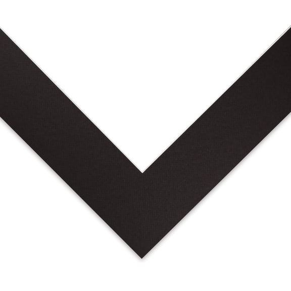 Blick Pre-Cut Mat - Raven Black, 18" x 24" (11-3/4" x 17-3/4" Opening)
