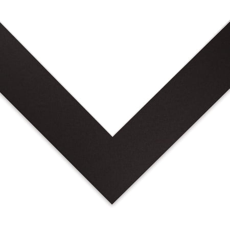 Blick Pre-Cut Mat - Raven Black, 18" x 24" (11-3/4" x 17-3/4" Opening)