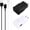 Black/White, variant on TYPPKMM 25W USB C Fast Charger for Samsung, Type C Wall Charger Block with 6FT USB C Cable for Galaxy S25/S24/S23/S22/S21/S20/S10/S9/S8 Series, Note