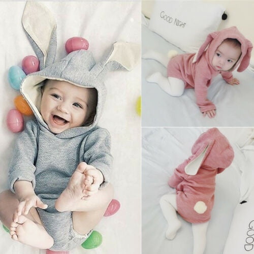 baby easter bunny romper