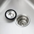 thumbnail image 4 of 2PCS Kitchen Sink Drain Strainer and Kitchen Sink Stopper Stainless Steel, Anti-Clogging Garbage Disposal Stopper for Standard 3-1/2 Inch Kitchen Sink Drain, 4 of 5
