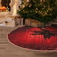 thumbnail image 5 of Rateoe Black Spider Web With Spiders Pattern Christmas Tree Skirt with Ties , Christmas Tree Decorations, Farmhouse Christmas Decor Xmas Holiday Decorations-36", 5 of 6