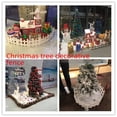 thumbnail image 1 of Valla de madera para árbol de Navidad para interior y exterior, valla de madera anticorrosiva carbonizada para exteriores, barandilla para balcón y jardín, valla decorativa de pilotes de madera, 1 of 4