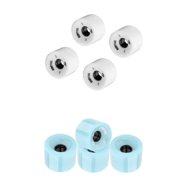 de 8 Ruedas de Monopatín 70x51 Mm PU Roller ABEC-9 Rueda de Carcasa de Rodamiento
