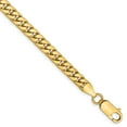 thumbnail image 1 of 14K Yellow Gold bracelet Chain style Curb 7 in 5 mm, 1 of 4