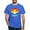 Royal, variant on CafePress - Horizon Sunset Illustration With Crashing Wave T S - Men's Classic Graphic Cotton T-Shirt