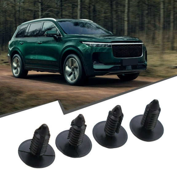 SET OF 4: License Plate Plugs Front Bumper Plate Hole Covers 18MM Bumper Clip