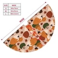 thumbnail image 3 of Sikiie Autumn Fox Pumpkin Lazy 30-48 inches {designName} Print Christmas Tree Skirt Snowman Xmas Tree Skirt with Edge Christmas Decorations for Holiday Party-36", 3 of 7