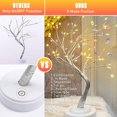 thumbnail image 4 of SAYDY 108 LED Bonsai Tree Artificial Light Battery and USB Plug in Fairy Light Spirit Tree Lamp, DIY Tabletop Tree Light Lamp（Warm White）, 4 of 8