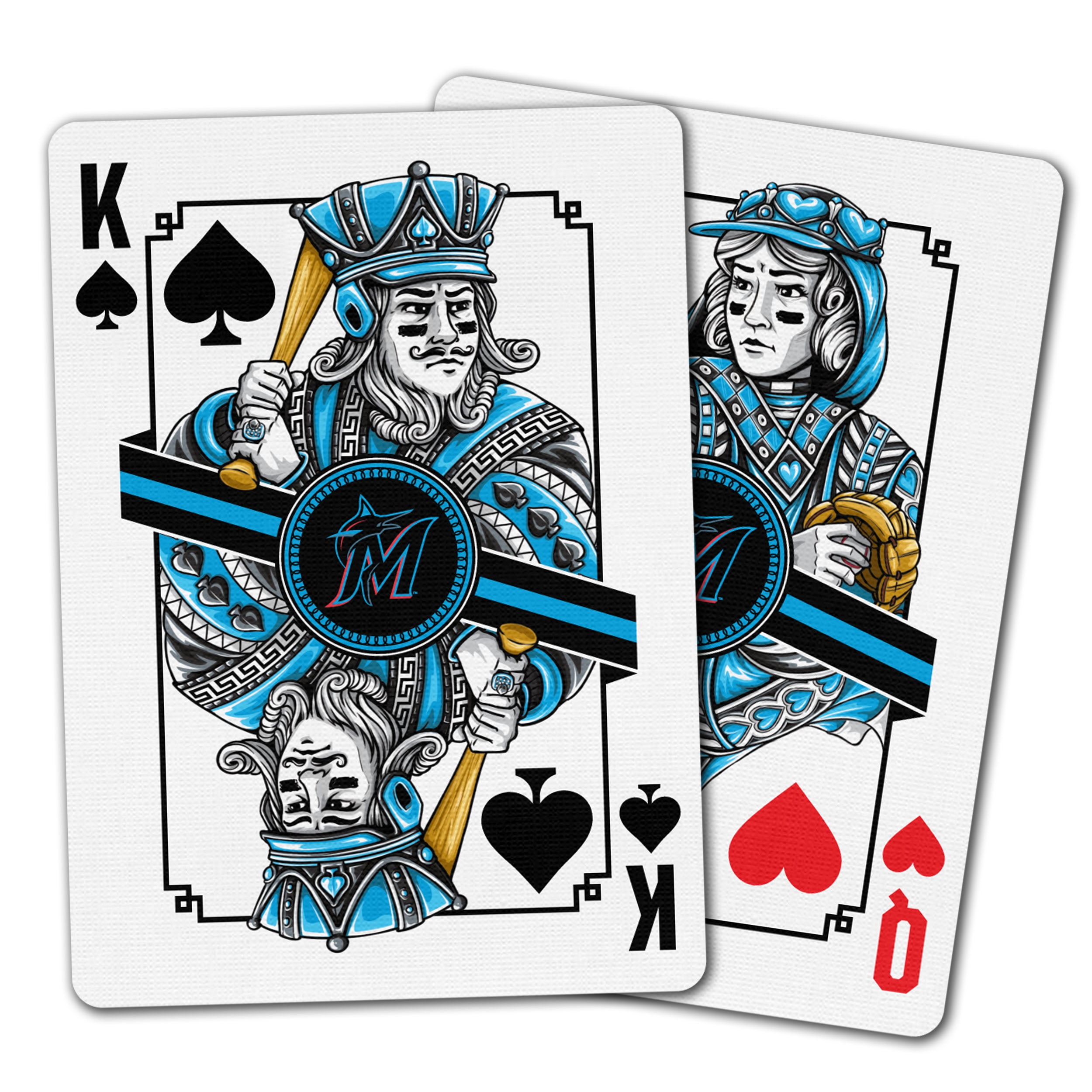 YouTheFan MLB Miami Marlins Classic Series Playing Cards