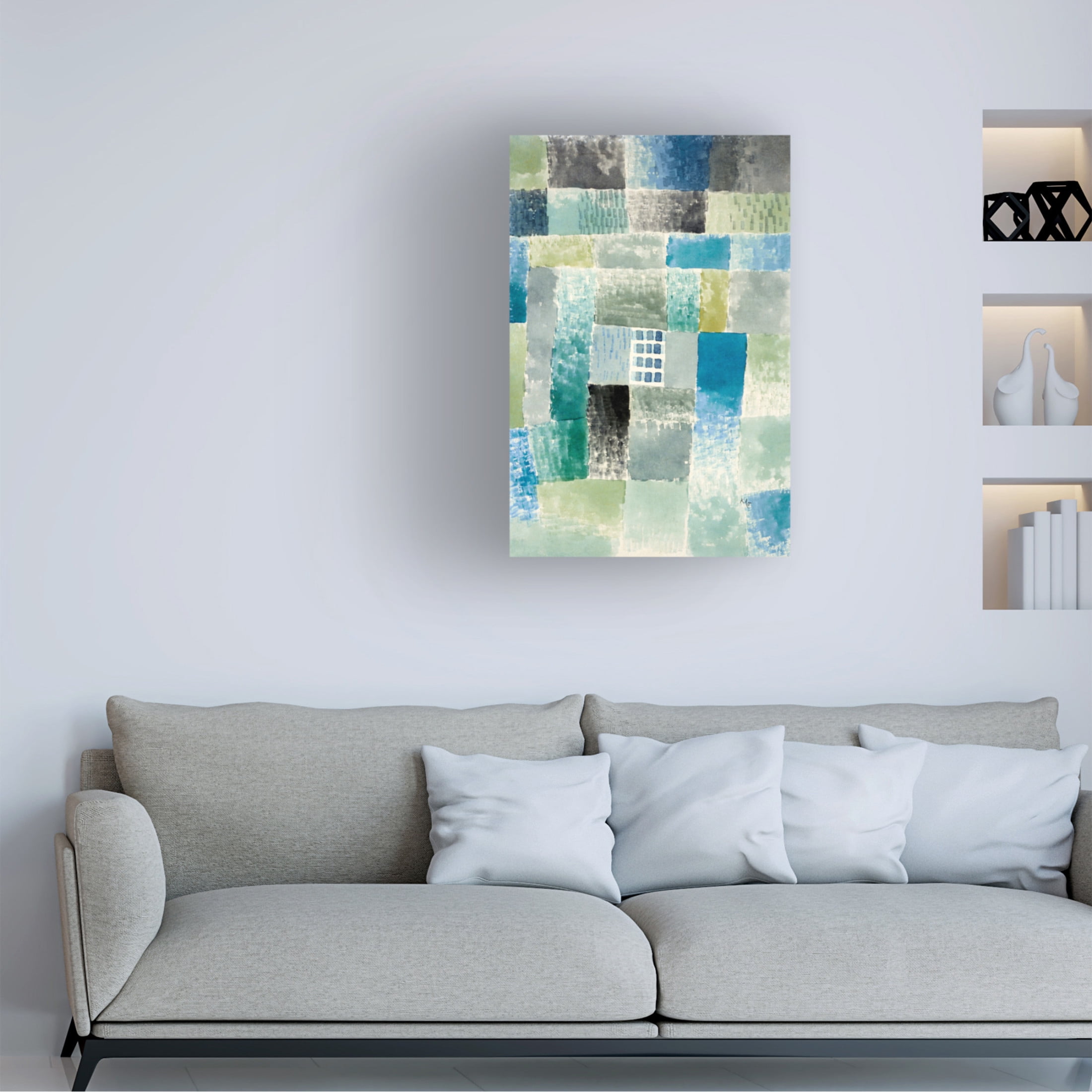 Trademark Fine Art Pictufy First House in a Settlement 1926 Canvas Wall Art