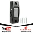 thumbnail image 6 of KeylessOption Replacement for LiftMaster 883LM Doorbell Style Push Button Garage Door Control, 6 of 8