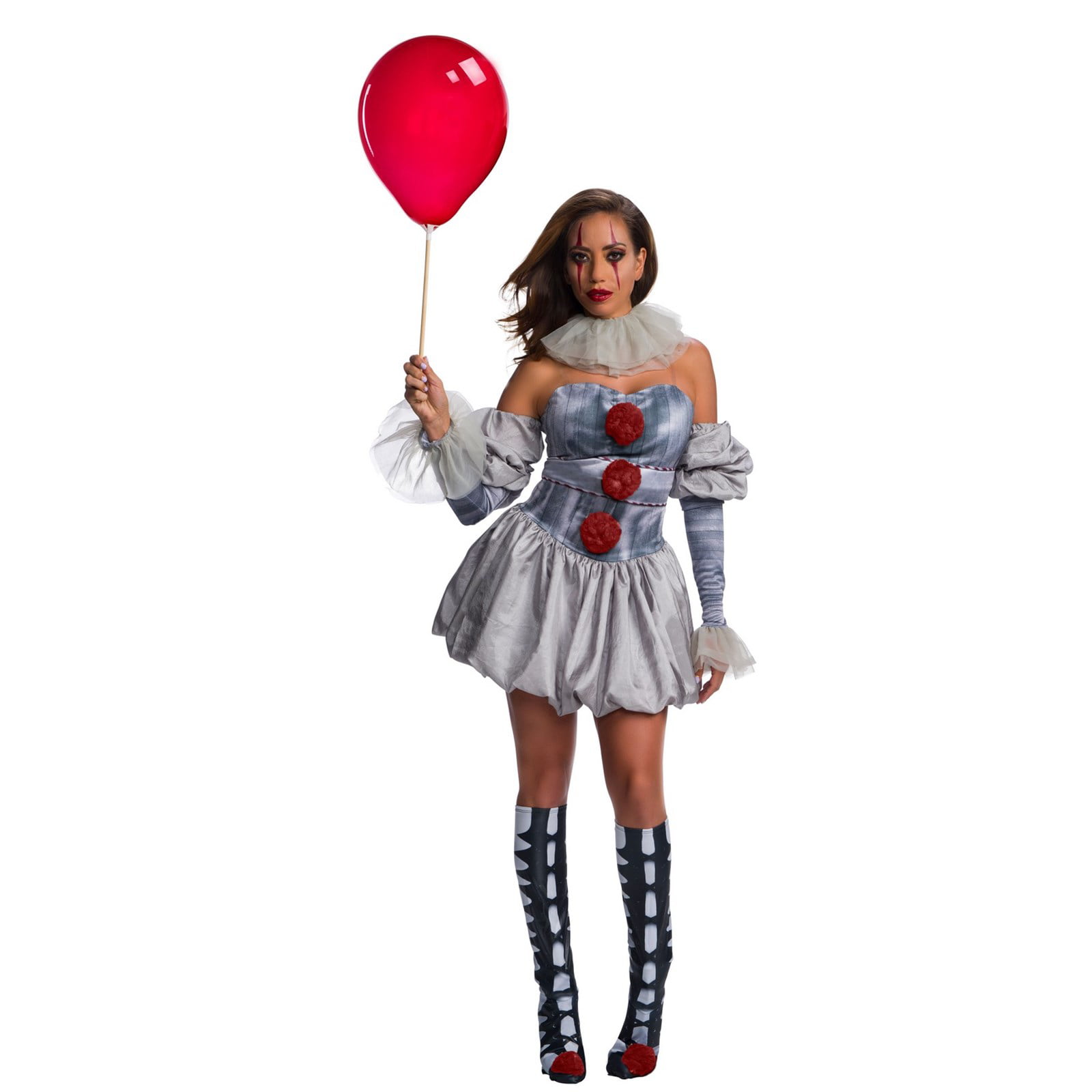 Halloween IT Female Pennywise Deluxe Adult Costume - Walmart.com